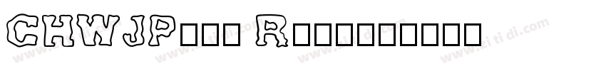 CHWJP003 Regula字体转换